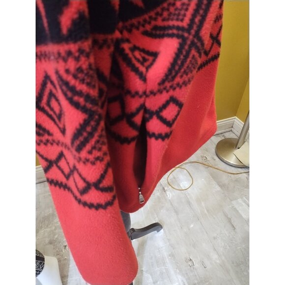 VTG 90s Lauren Ralph Lauren Long Sleeve Full Zip Fleece Aztec Print M Western - Picture 2 of 5
